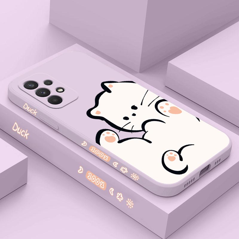 Phone Cases Burga - Custodia per telefono in silicone gatto