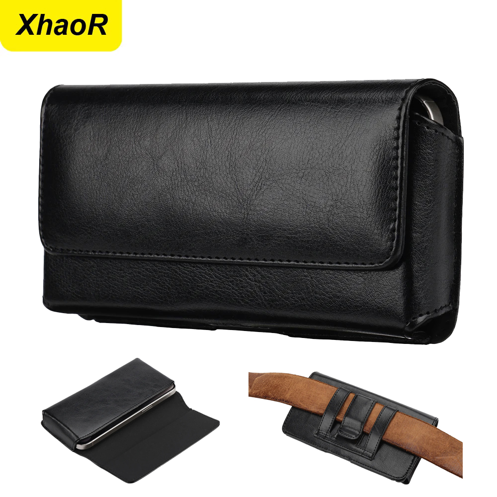 Phone Cases Men - Custodia Universale in Pelle con Clip
