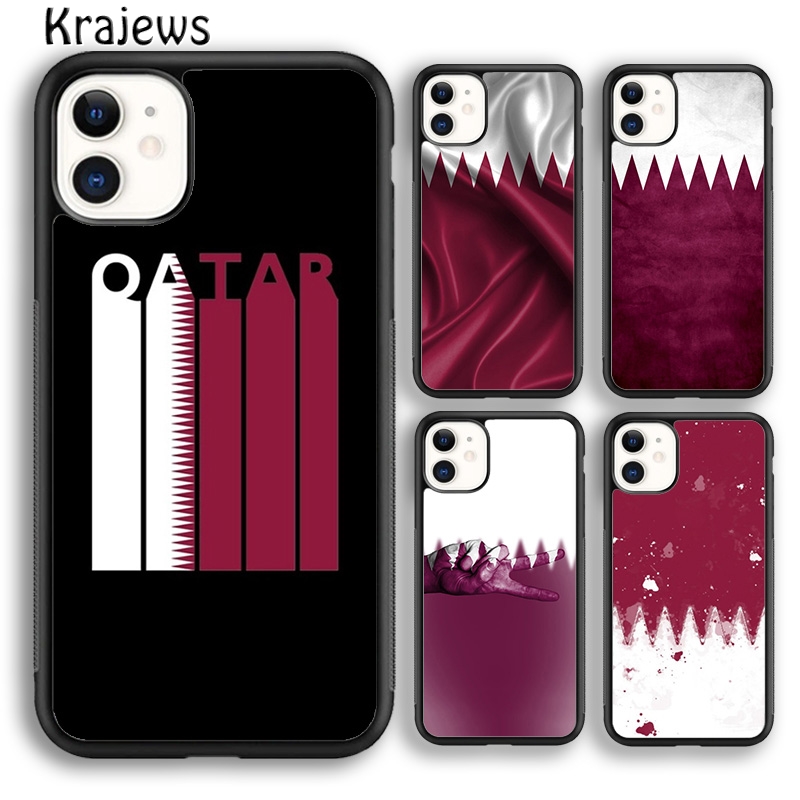 Phone Cases Qatar - Krajees Qatar Flag National Banner Cover