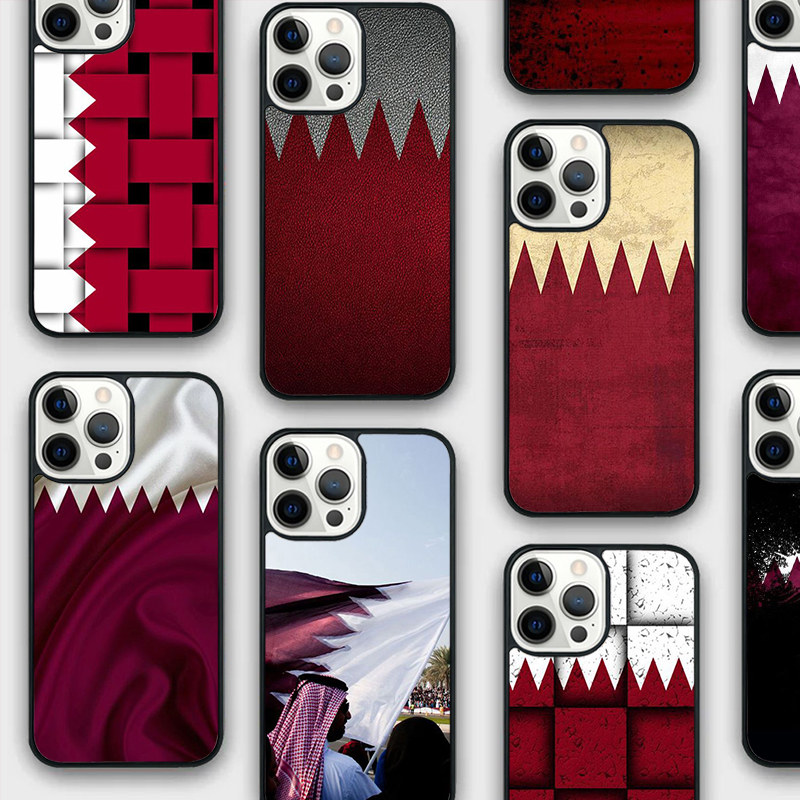 Phone Cases Qatar - Custodia per telefono con bandiera nazionale