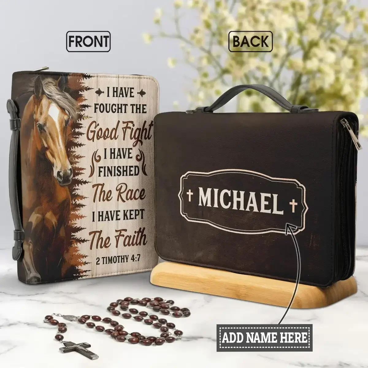 Phone Cases Horse - Nuova Custodia per Bibbia in Pelle