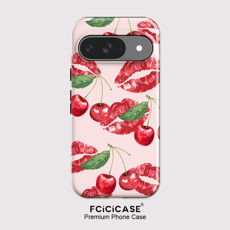 Phone Cases Cherry - Fcicicase Custodia Antiurto per Google Pixel