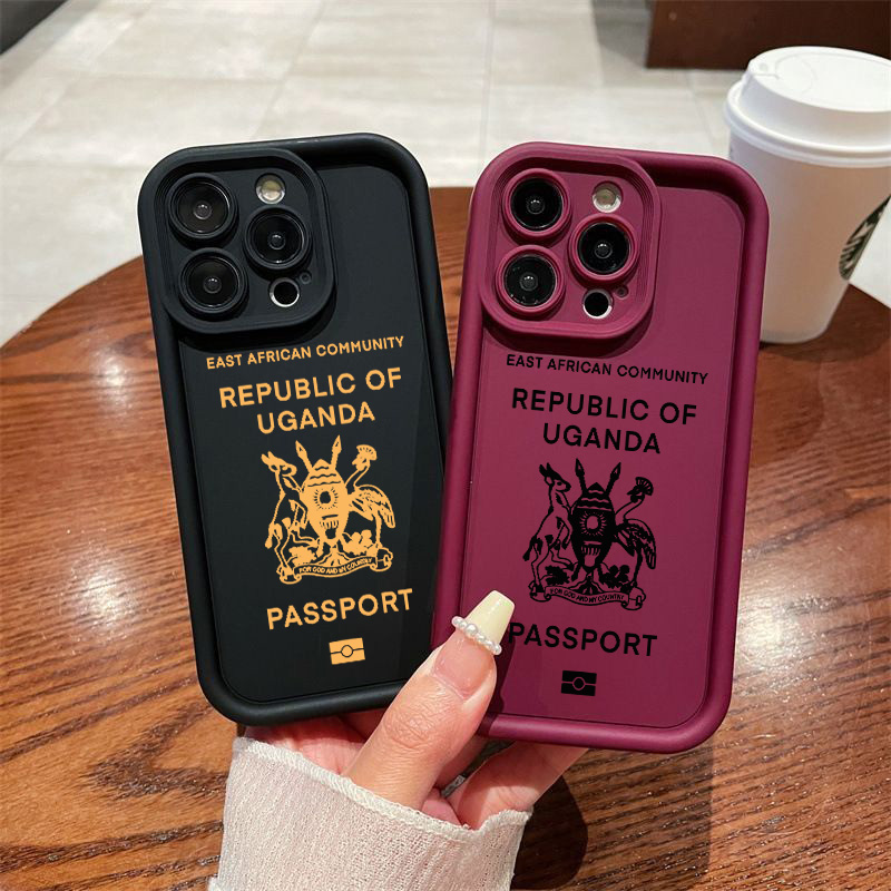 Phone Cases Uganda - Custodia per passaporto Uganda per Samsung
