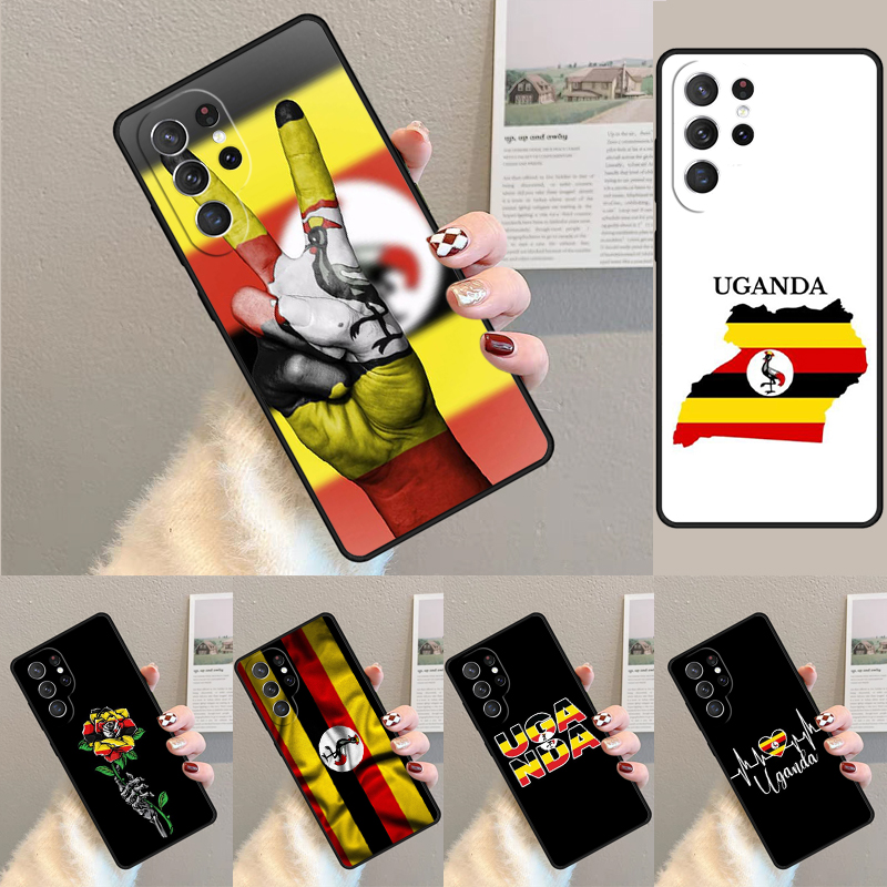 Phone Cases Uganda - Cover antiurto in TPU con bandiera