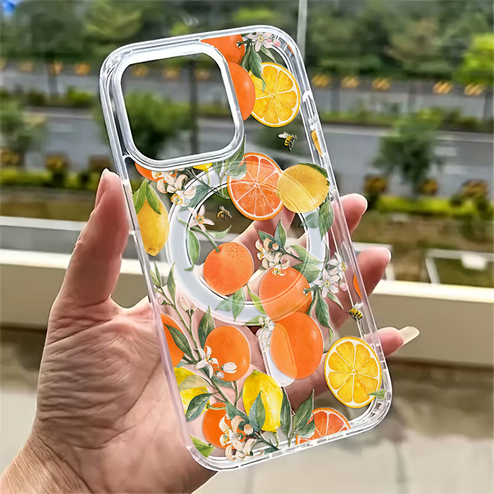Phone Cases Clear - Cover Trasparente Estiva Limone per iPhone
