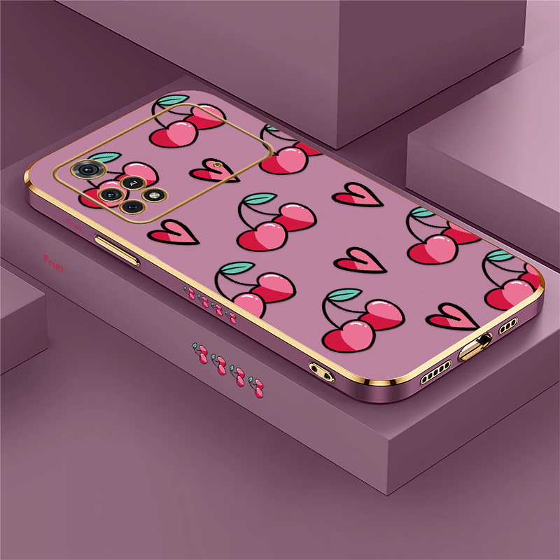 Phone Cases Cherry - Custodia di lusso in silicone TPU